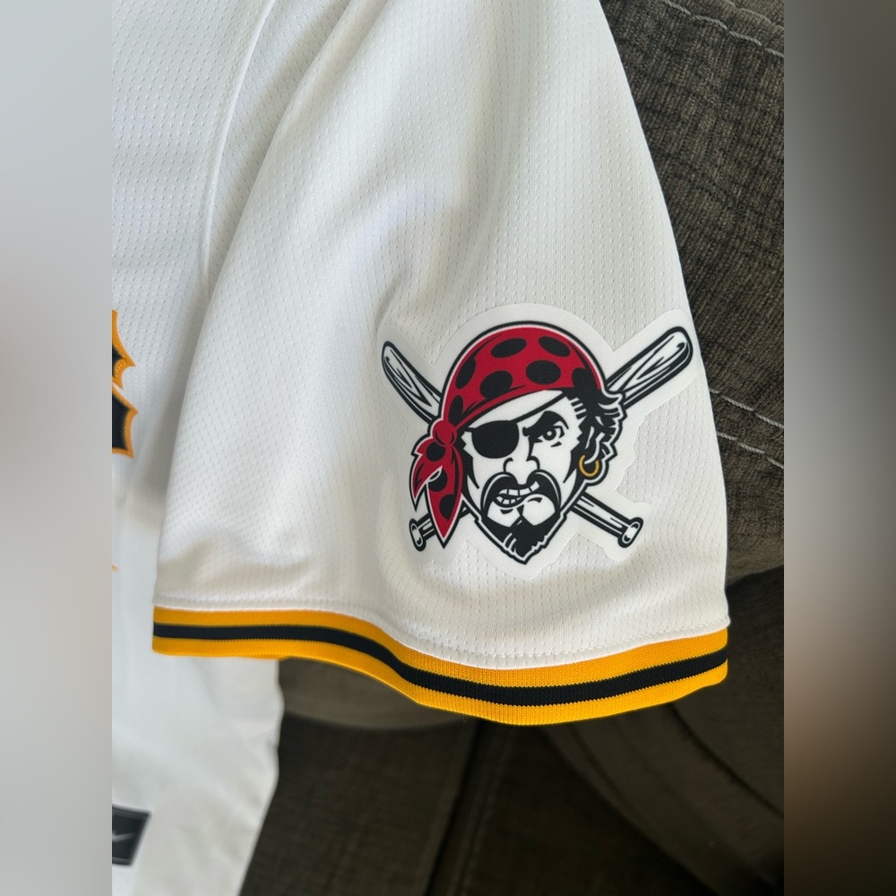 Nike Authentic Pittsburgh Pirates Paul Skenes #30 Limited Jersey Men’s Sz: L - Picture 6 of 8